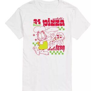 Garfield Pizzeria Graphic shirt size XXL white new